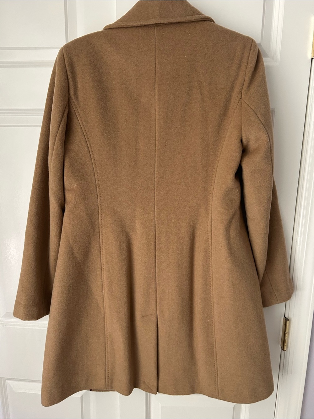 Calvin Klein camel Wool Coat size 4 NWOT - Picture 7 of 7